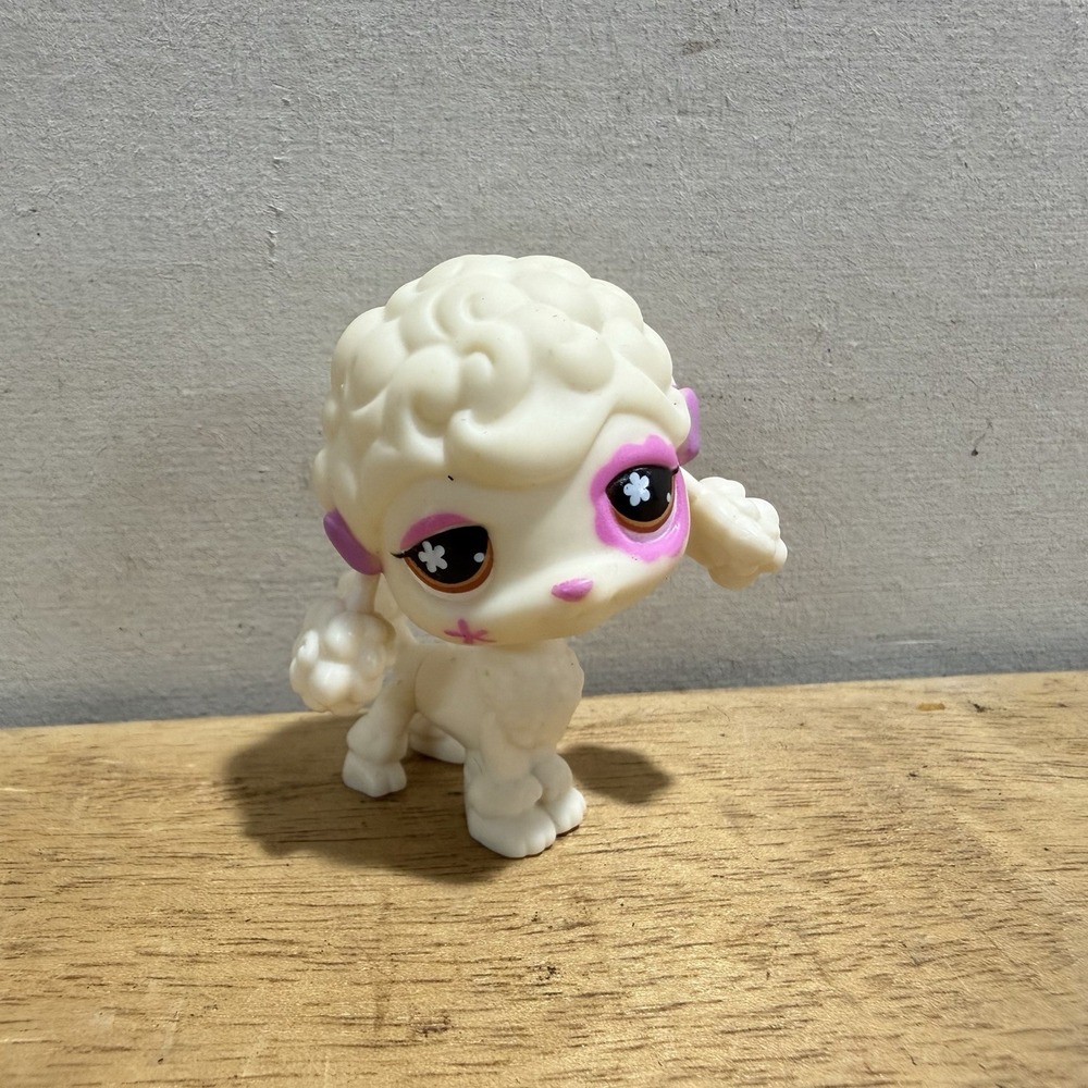 Littlest Pet Shop LPS Poodle #551 Easter Eggs LPS Hasbro Authentic